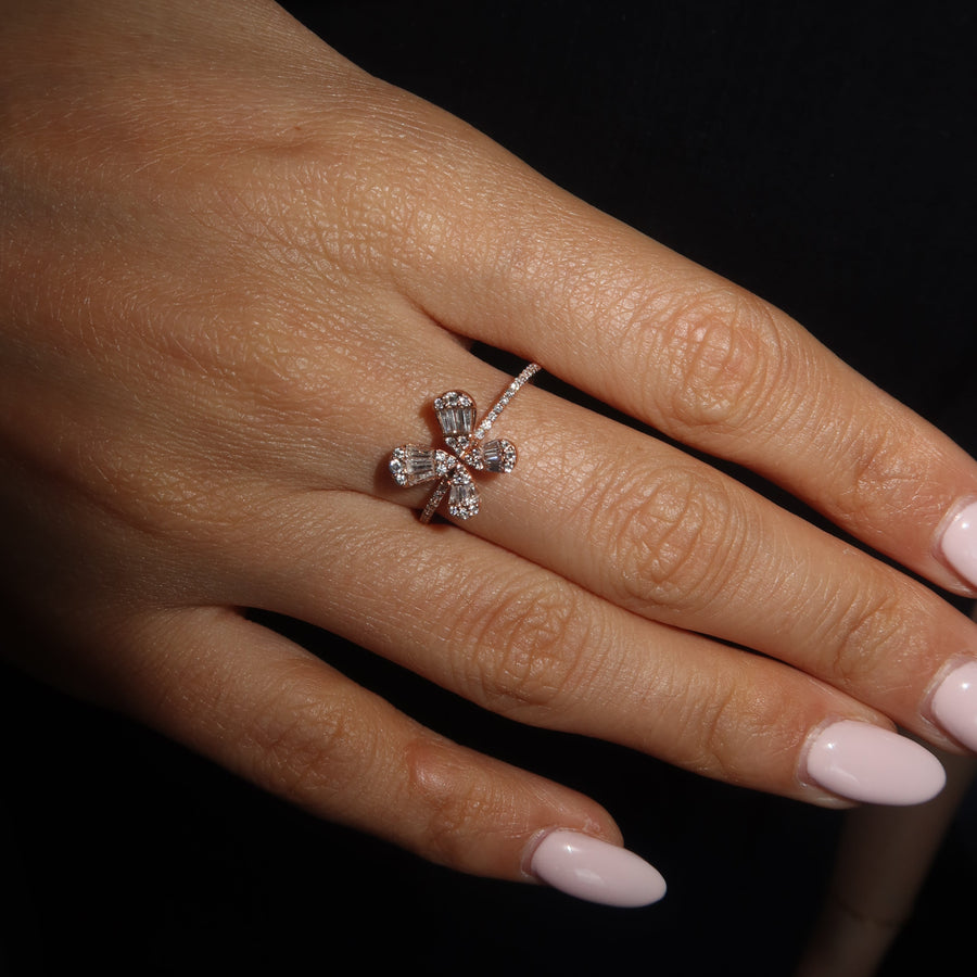 Abundance Butterfly Diamond Ring - Psylish