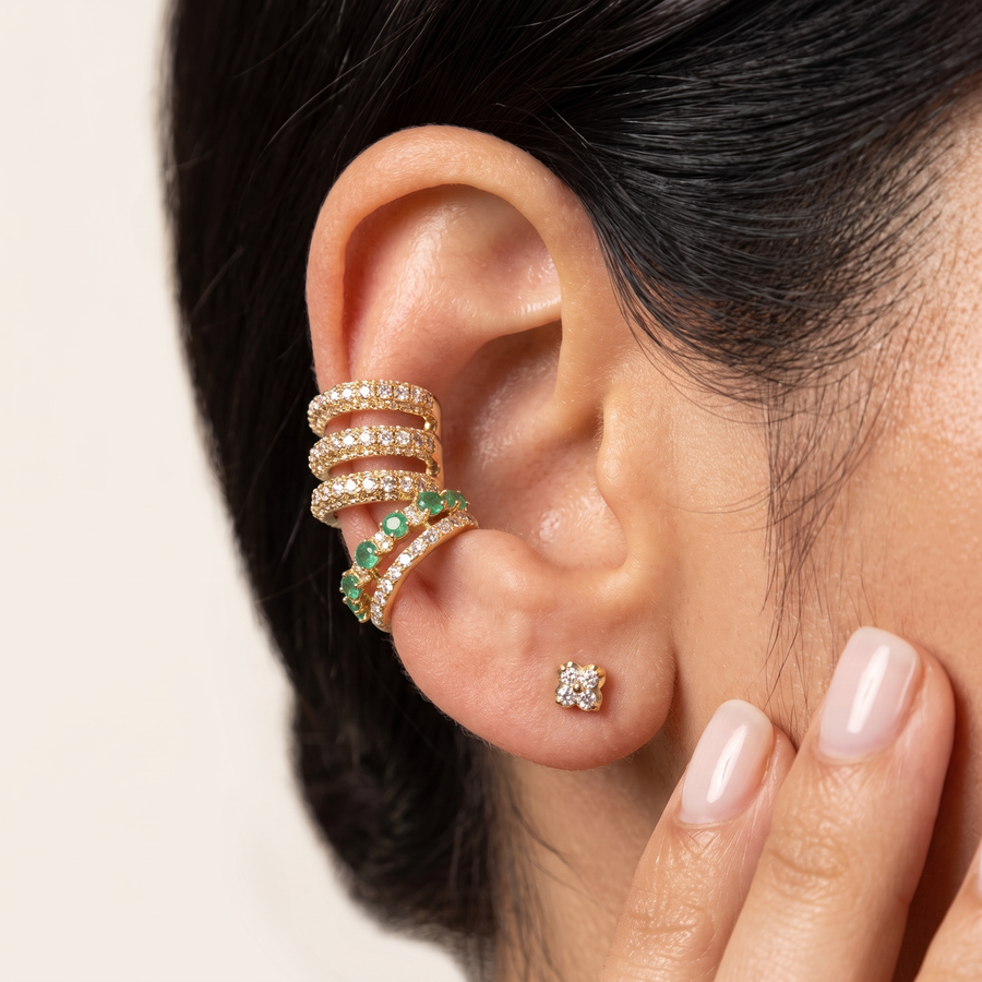 Kai and Trian Cuff Stacked
