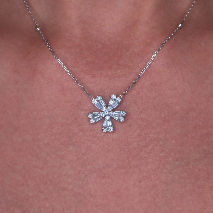Lani Fleur Diamond Necklace - Psylish