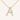 Bold Fancy Shape Diamond Initial Necklace