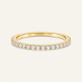Lia White Sapphire Band Ring