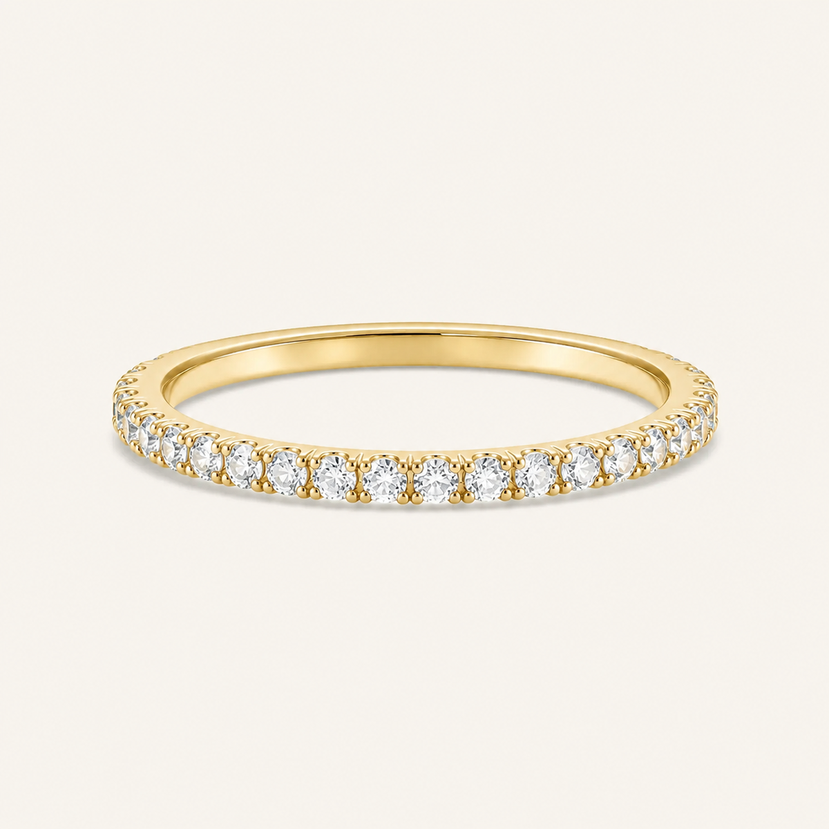 Lia White Sapphire Band Ring - Psylish
