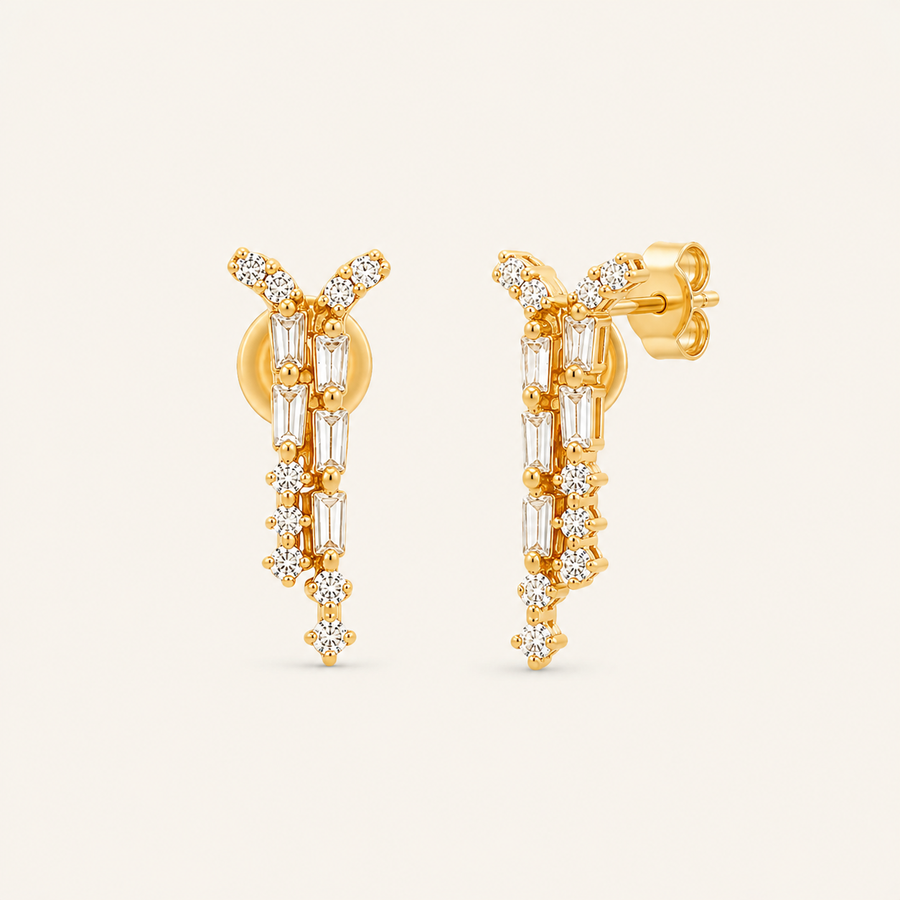 Lian Diamond Earrings - Psylish
