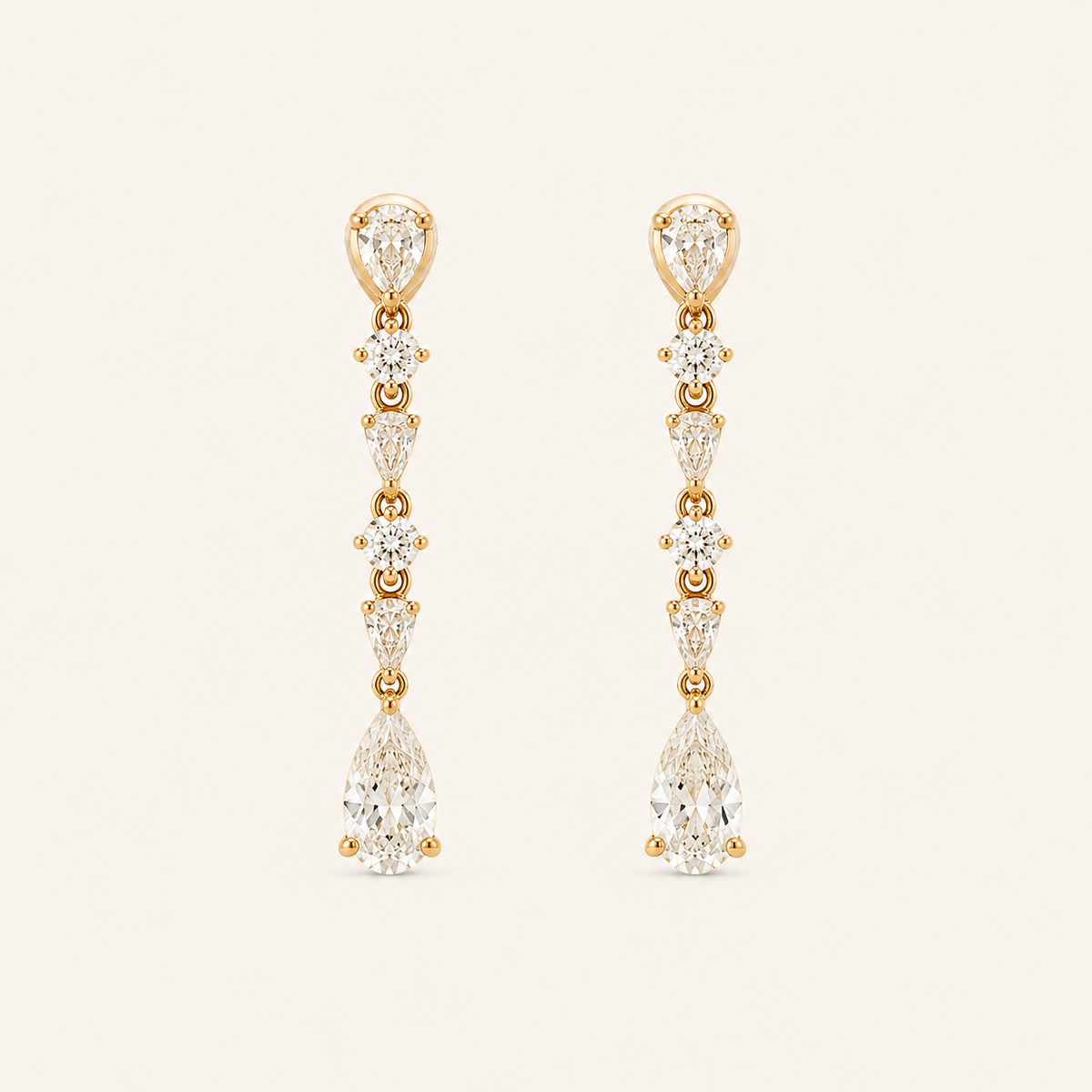 Maeve Diamond Earrings - Psylish