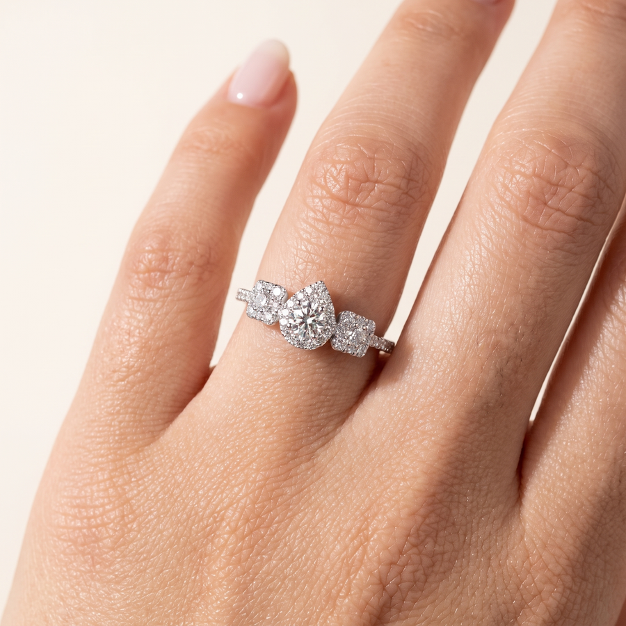 Maia Diamond White Gold Ring