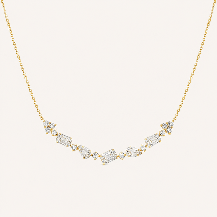 Mave Yellow Gold Necklace - Psylish