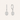 Miley Oval Drop Diamond Earrings - Psylish