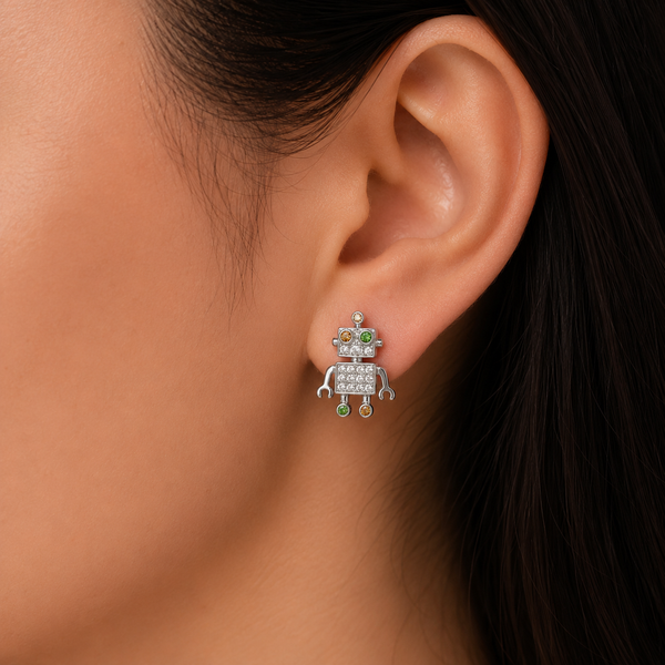 Mini Bot Stud Earrings - Psylish