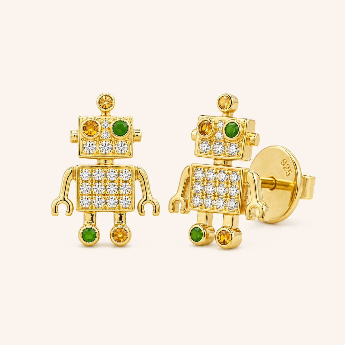 Mini Bot Stud Earrings - Psylish