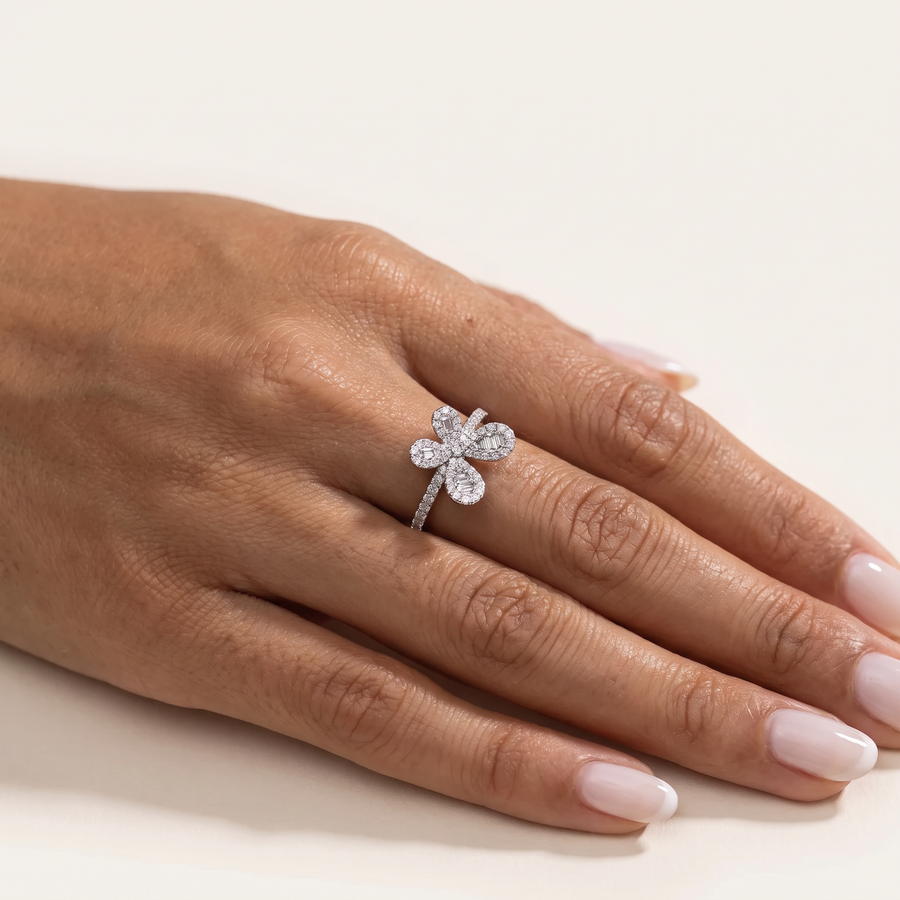 Nabi Butterfly Diamond Ring