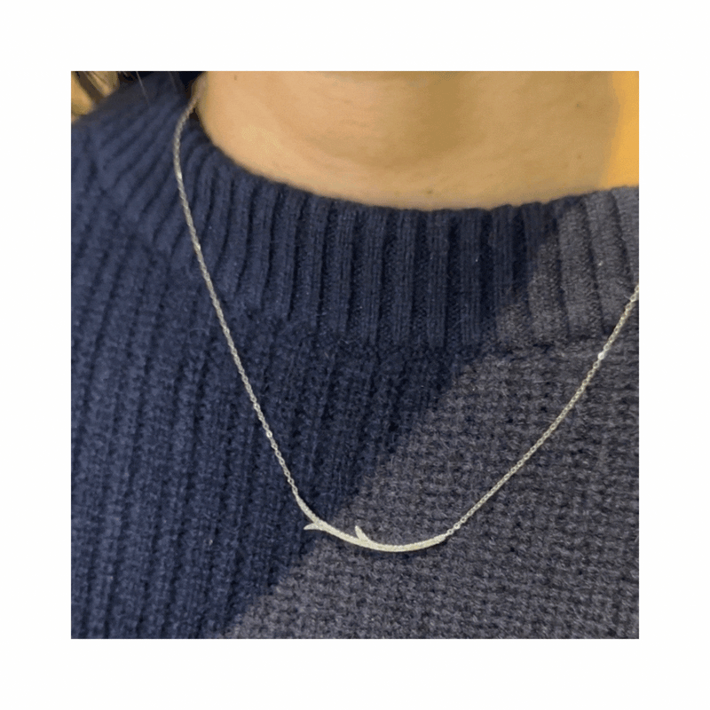 Tria White Necklace