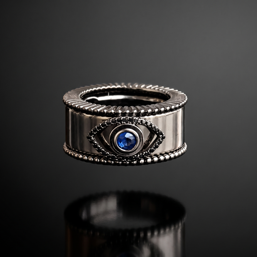 The Tichi Oura Ring Cap — Noir - Psylish
