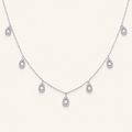 Pear Drops Diamond Necklace