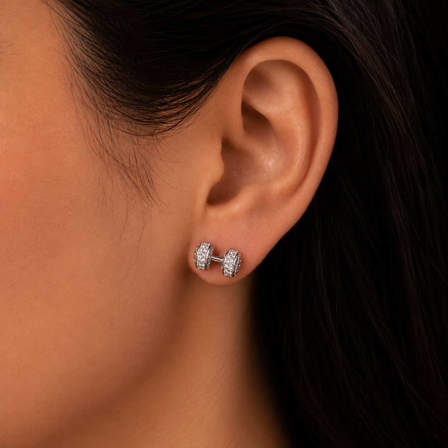 Power Lift Studs Earrings - Psylish