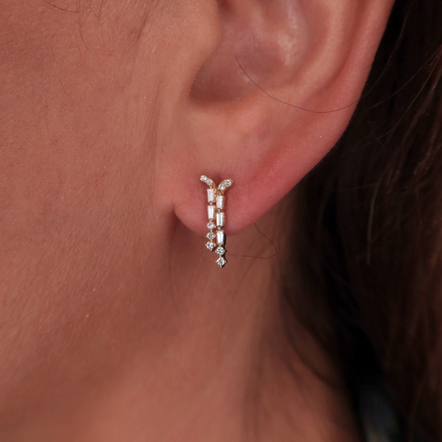 Lian Diamond Earrings - Psylish
