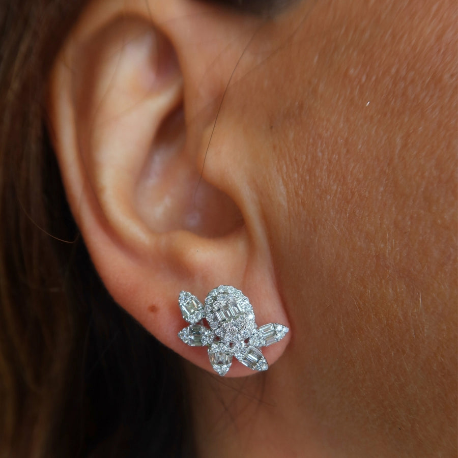 Lizz Diamond Earrings - Psylish