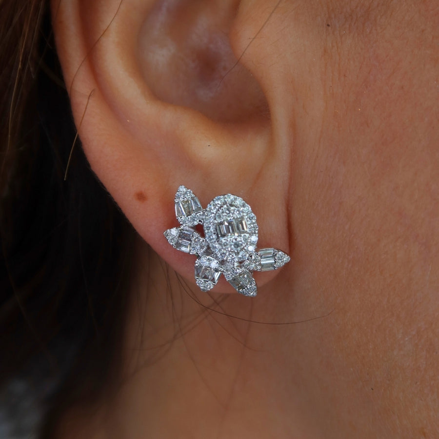 Lizz Diamond Earrings - Psylish