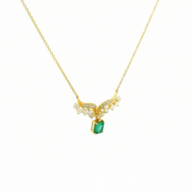 Holly Emerald Necklace - Psylish