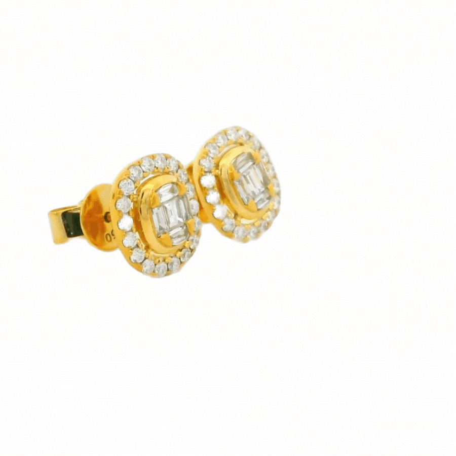 Ollie Diamond Studs - Psylish
