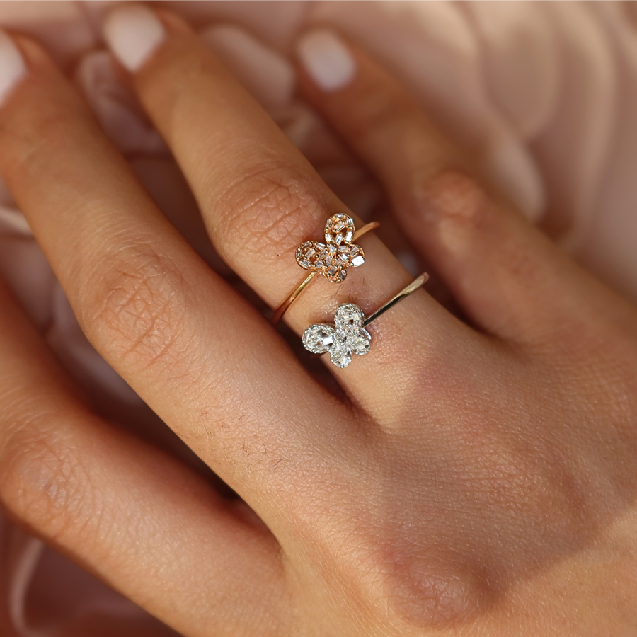 Yori Butterfly Diamond Ring - Psylish