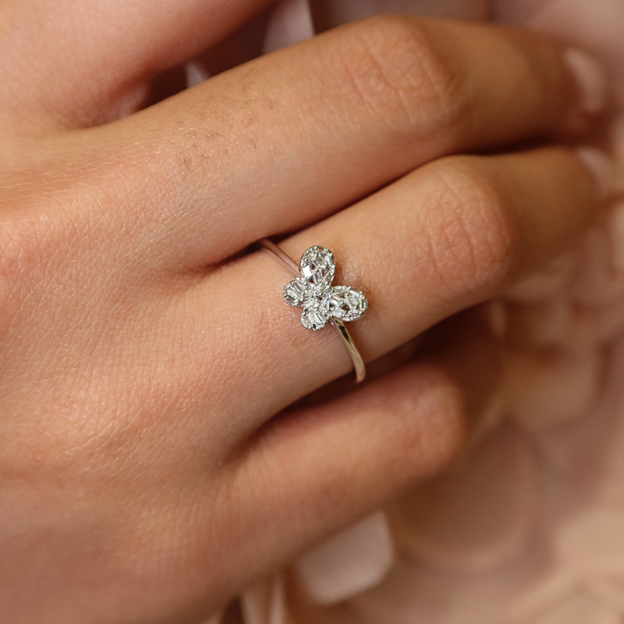 Yori Butterfly Diamond Ring - Psylish