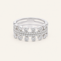 Sariah Diamond Twin Ring