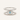 Soleil Tichi Oura Ring Cap in 18K white gold plating with a blue topaz evil eye and moissanite halo