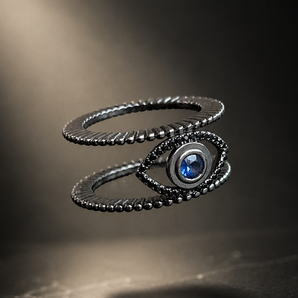 The Tichi Oura Ring Cap — Noir - Psylish