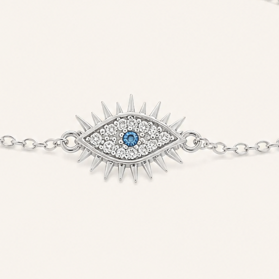 Tichi 'Evil Eye' Bleu Bracelet - Psylish
