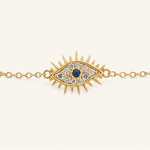 Tichi 'Evil Eye' Bleu Bracelet - Psylish