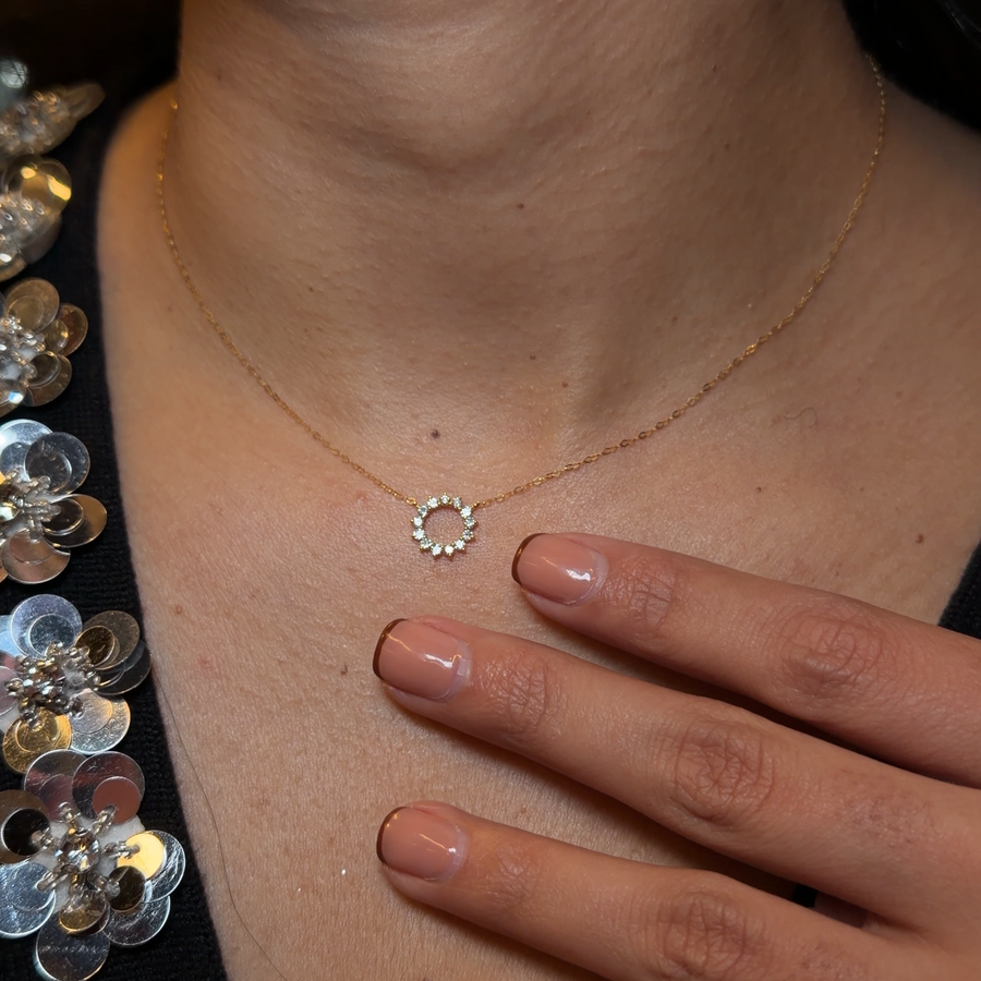 Circle of Life Diamond Necklace - Psylish