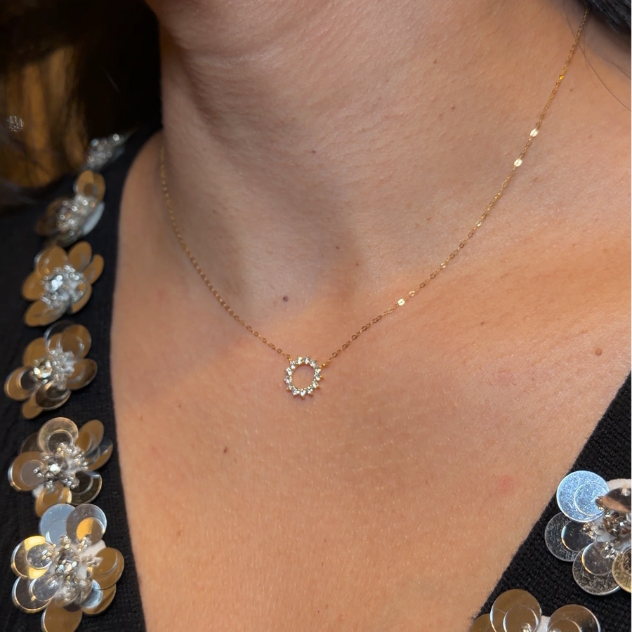 Circle of Life Diamond Necklace - Psylish