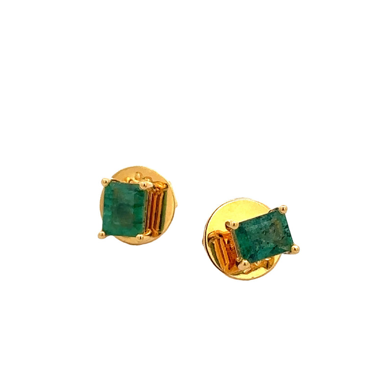 Sera Emerald Stud Earrings