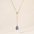 Alula Blue Sapphire Diamond Necklace