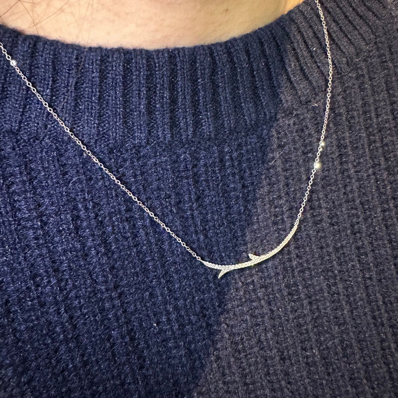 Tria White Necklace