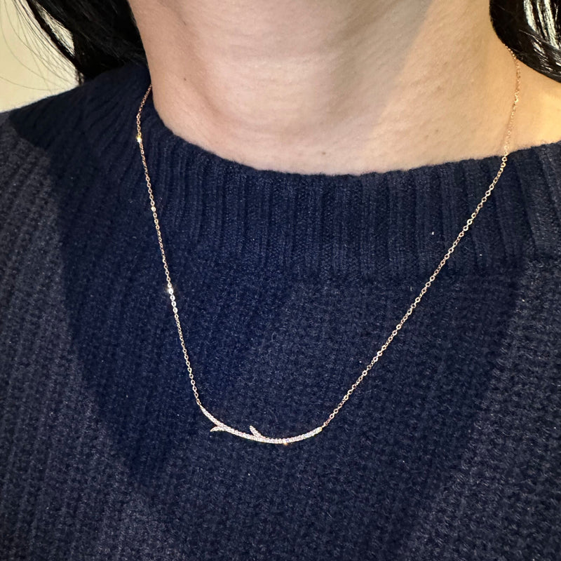 Tria Rose Necklace