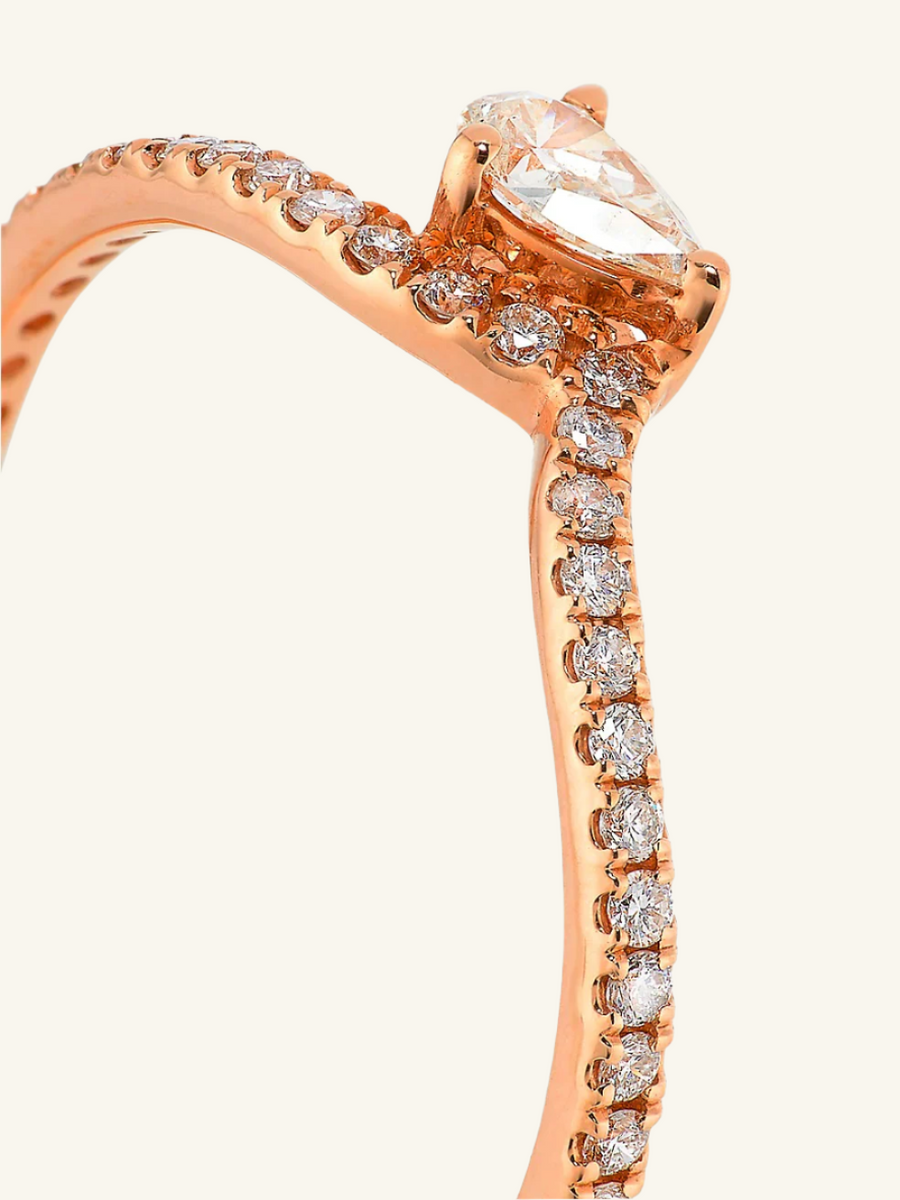 Drew Diamond Drop Ring - Psylish