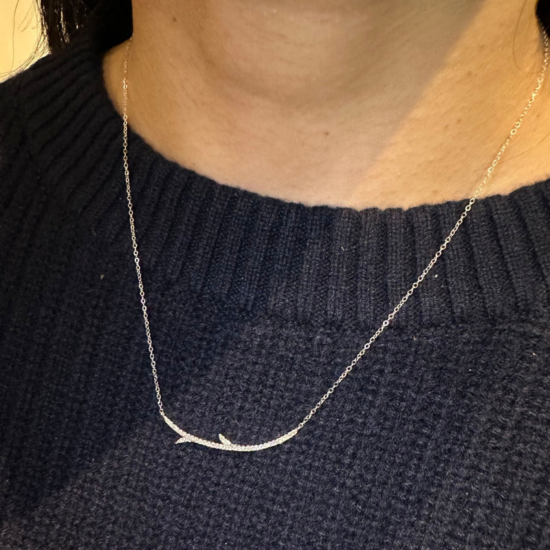 Tria White Necklace