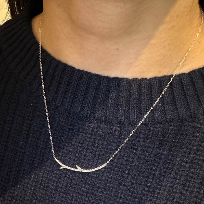 Tria Rose Necklace