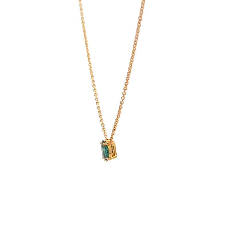 Sera Oval Emerald Necklace