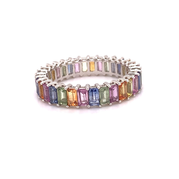 Rainbow White Ring - Psylish