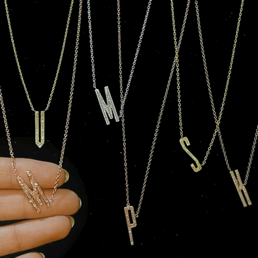 Oly & Pie Letter Necklace - Psylish